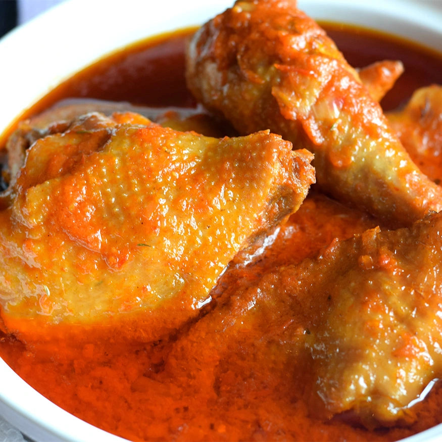 RED STEW WITH CHICKEN 70$-120$