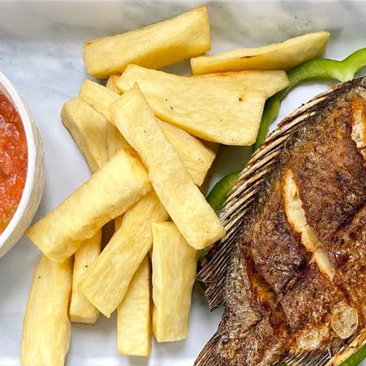 FRIED YAM/FISH