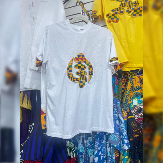 African Gye Nyame shirts with shorts 